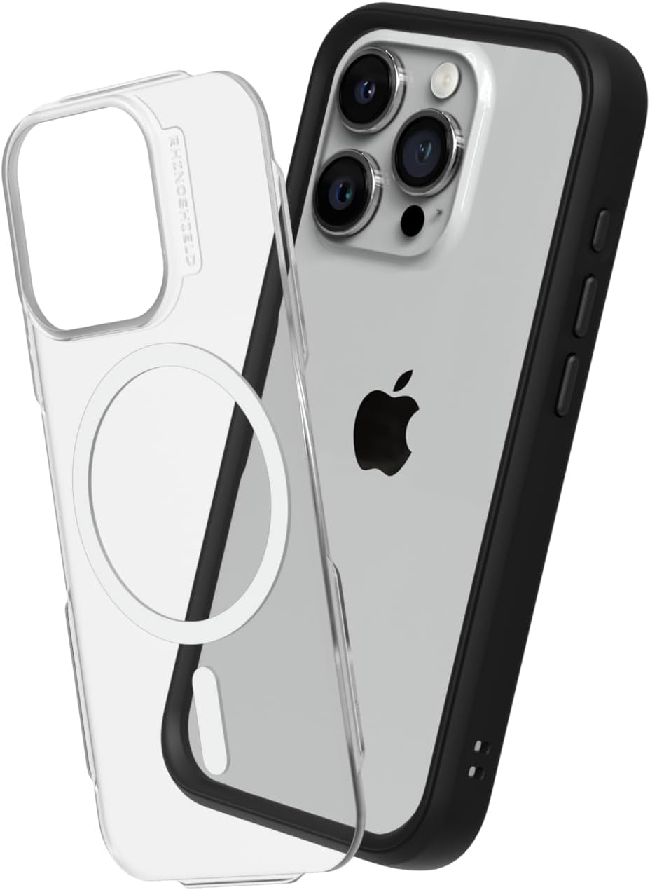 RhinoShield Modulares Case kompatibel mit MagSafe für [iPhone 15 Pro Max] | Mod NX - Überragender Ma