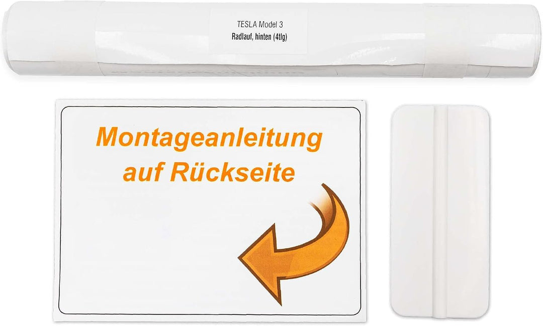 Steinschlag Schutzfolie Tesla Model 3 2019-2025 - Schweller - Lackschutzfolie selbstklebend und tran