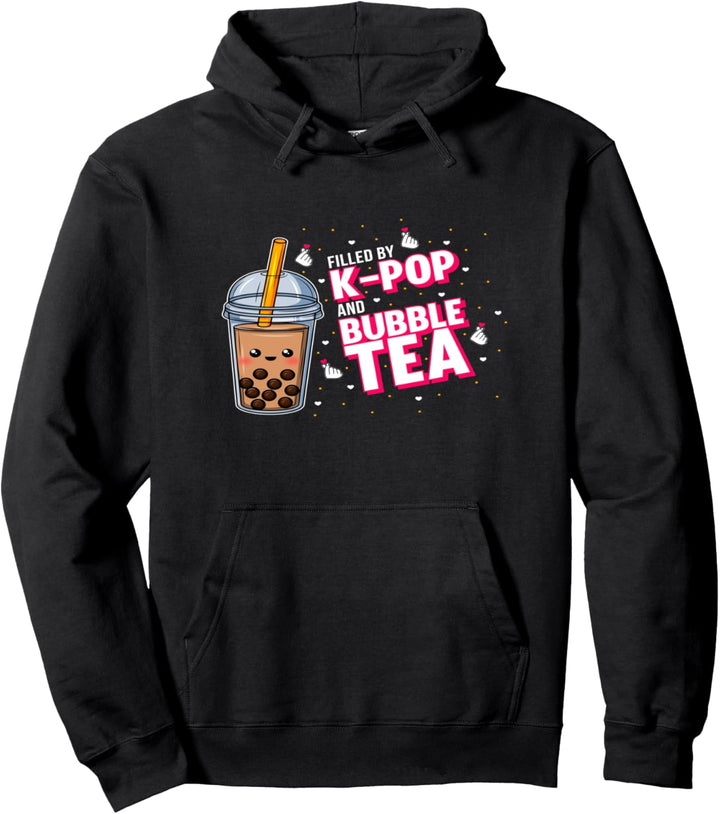 Bubble Tea Milk Anime Geschenk I Cute K-Pop Asien Japan Pullover Hoodie