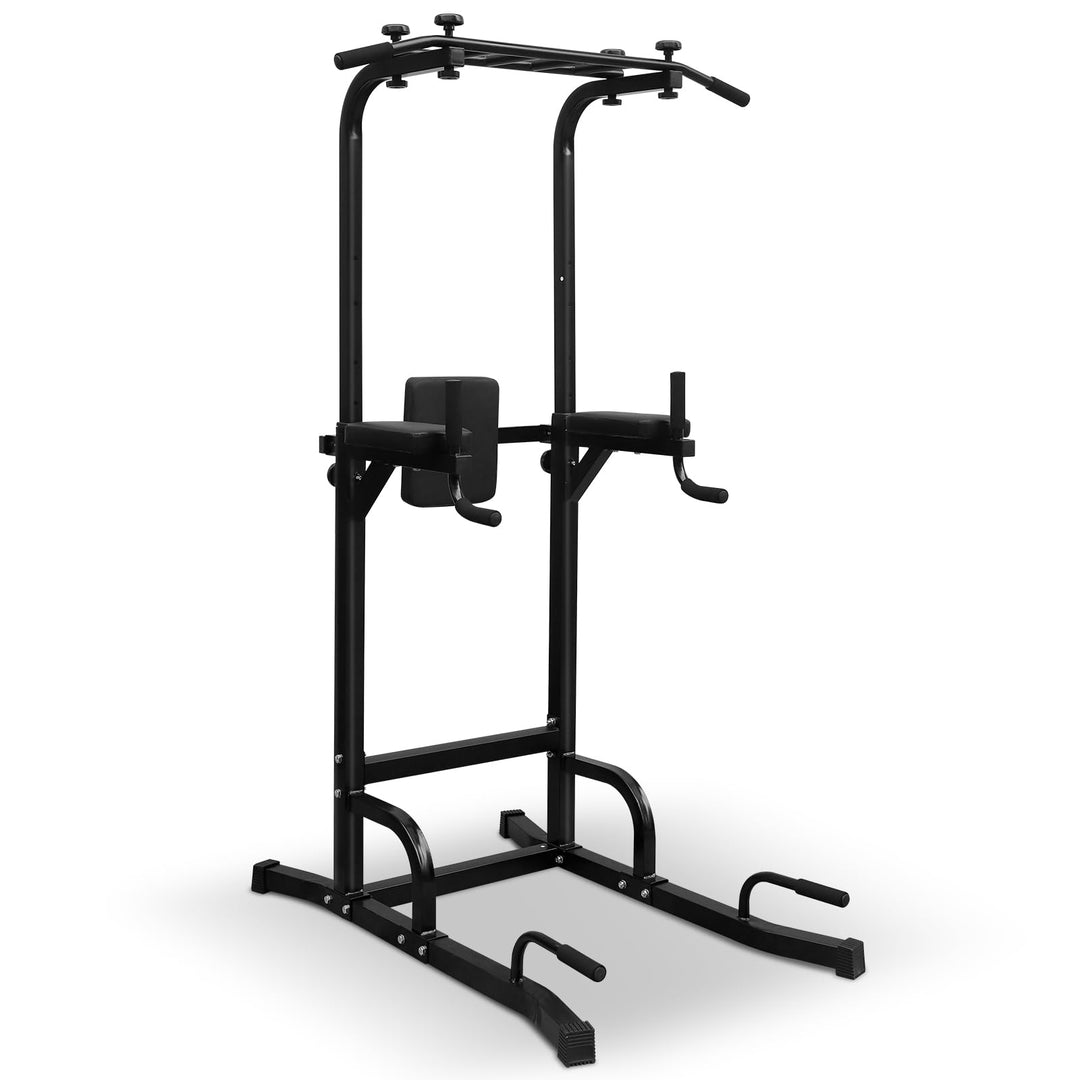 Dip Station Multifunktions-Dip Ständer, Freistehend Fitnessgerät für Calisthenics und Krafttraining,