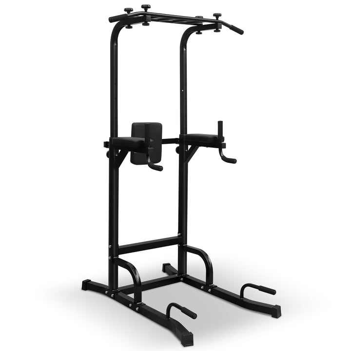 Dip Station Multifunktions-Dip Ständer, Freistehend Fitnessgerät für Calisthenics und Krafttraining,