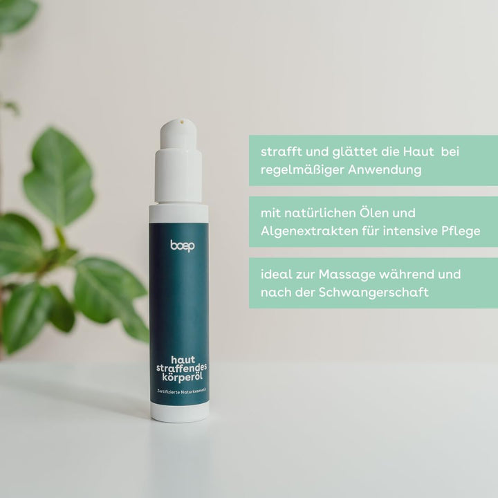 NEUES DESIGN | boep Hautstraffendes Körperöl | Öl gegen Schwangerschaftsstreifen | Vegane Naturkosme