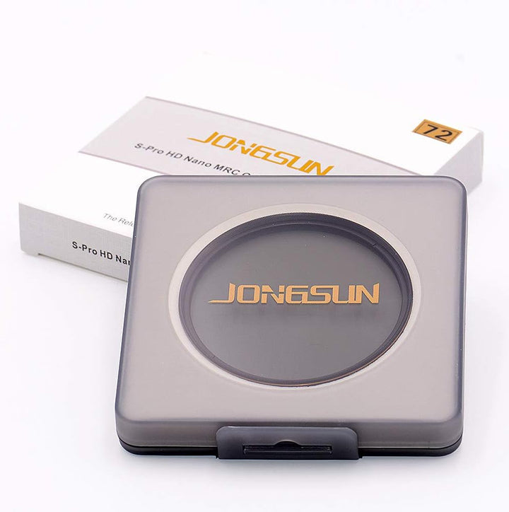 JONGSUN Polfilter 72mm, Zirkularer Polarisationsfilter, S-Pro HD Nano MRC16, 16-Schichten Mehrlagenb
