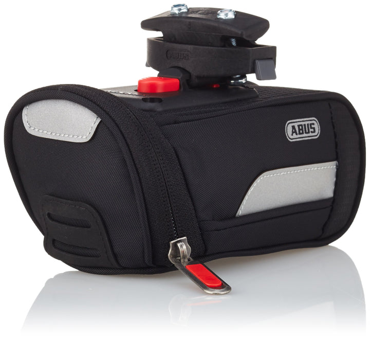 ABUS Satteltasche Oryde ST 2085 KF - Fahrradtasche mit Regenschutz - 145 mm x 75 mm - 0,7 Liter Fass
