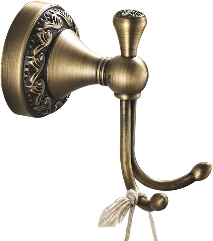 CASEWIND Handtuchhaken Antik, Kleiderhaken Messing, Garderobenhaken Handtuchhalter Rustikal Retro mi