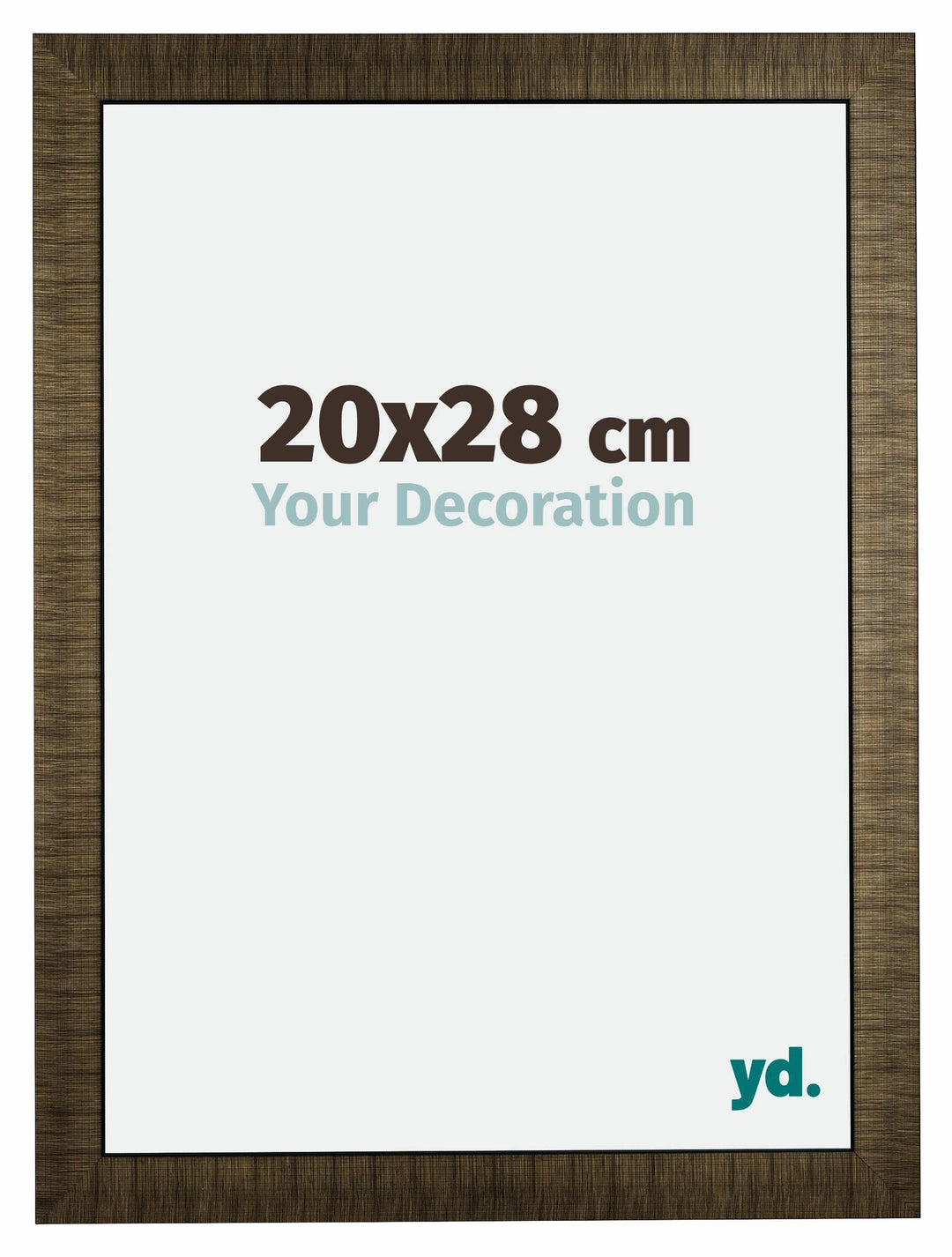 yd. Your Decoration - Bilderrahmen 20x28 cm - Bilderrahmen aus Holz mit Acrylglas - Antireflex - Aus