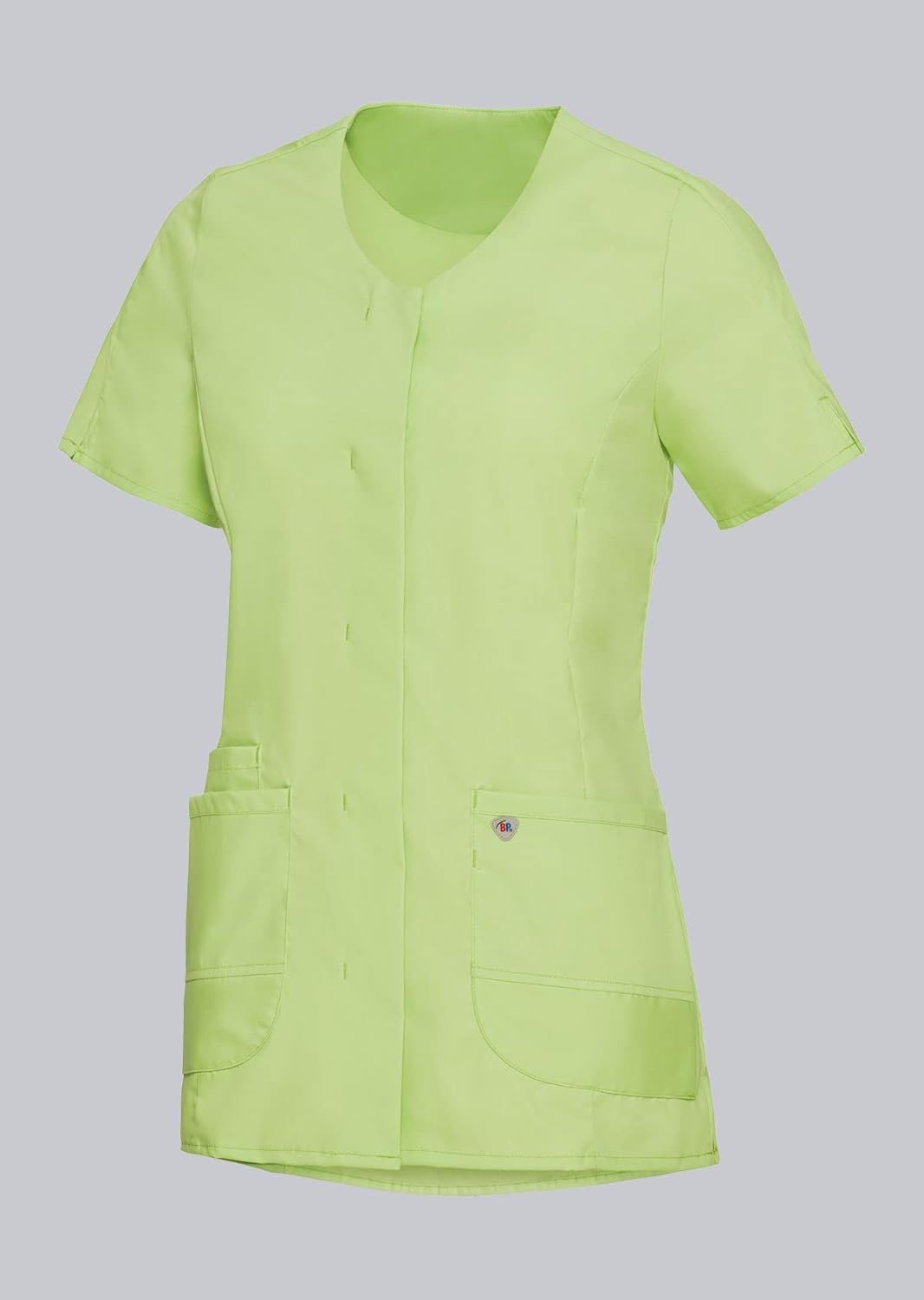 BP Med Tunics 1764-241-0078 Kasack für Damen - 1/2 Ärmel und V-Ausschnitt - 49% Baumwolle, 48% Polye