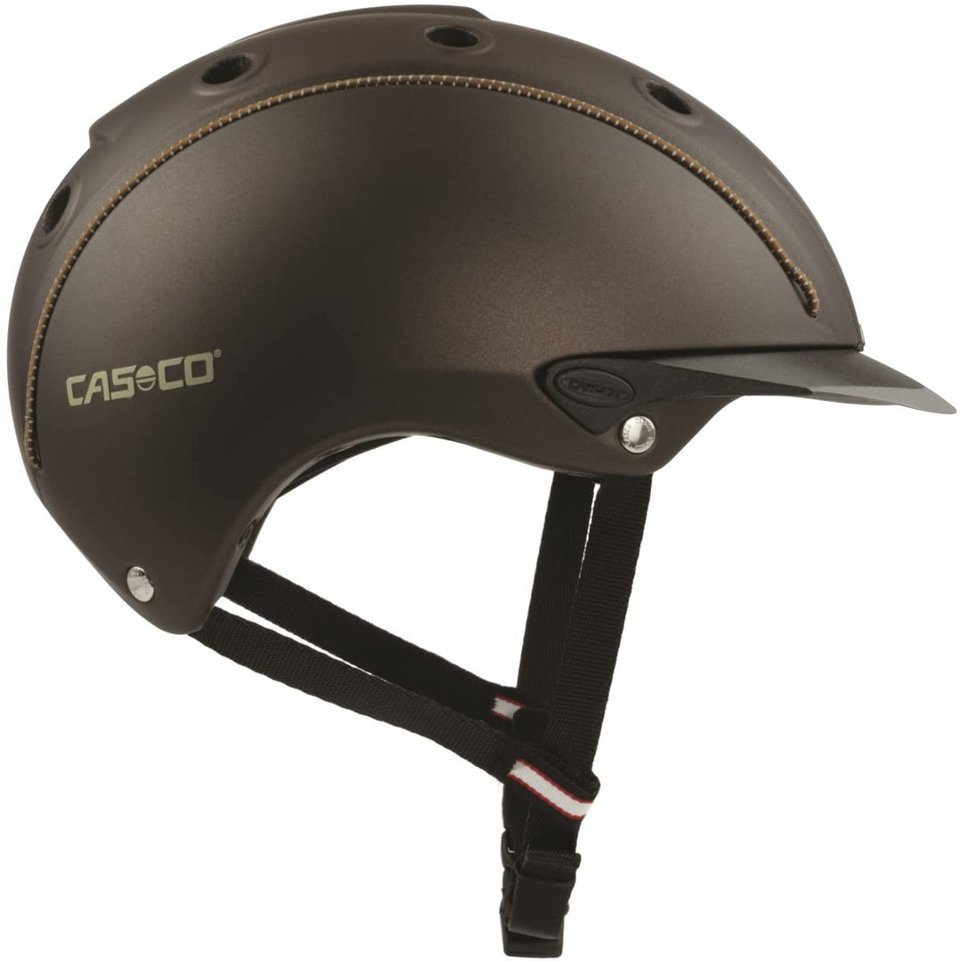 Casco Reithelm MISTRALL-1 braun Braun S, Braun S
