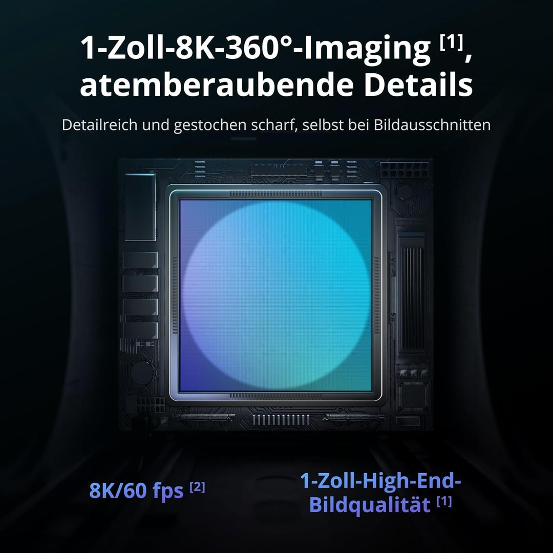 DJI Avata 360 Fly More Combo (RC 2) mit Zubehör, 360°-Drohne mit 1-Zoll-8K-Imaging für FPV- und Luft