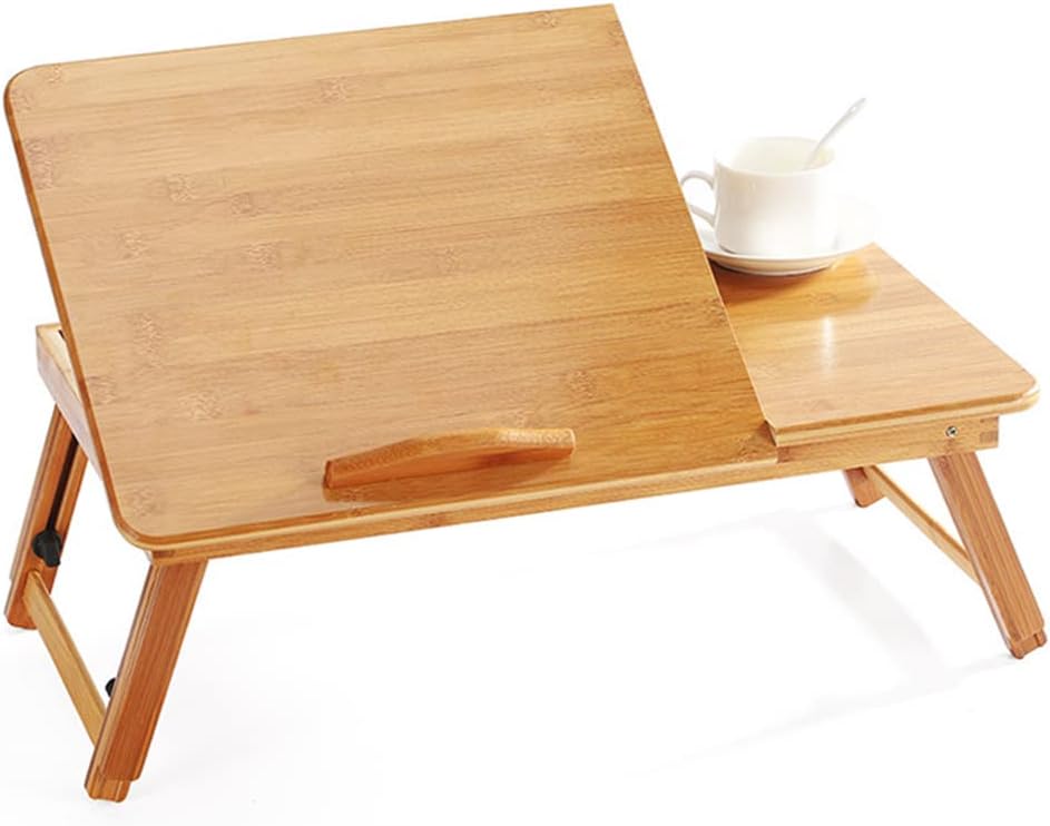 Laptoptisch, Betttisch, Frühstückstablett, klappbare Beine, Neigbar, für Bett und Sofa, Zeichentisch