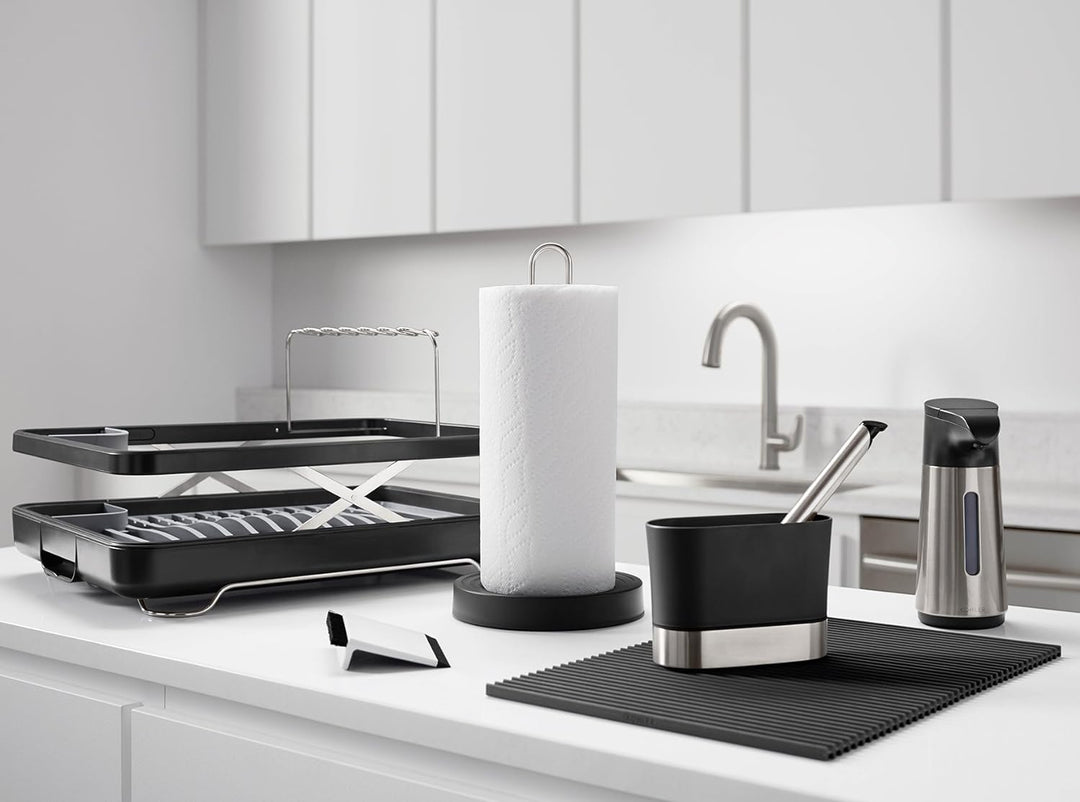 Kohler K-8628-CHR Weinglas-Abtropfgestell, anthrazit, Anthrazit