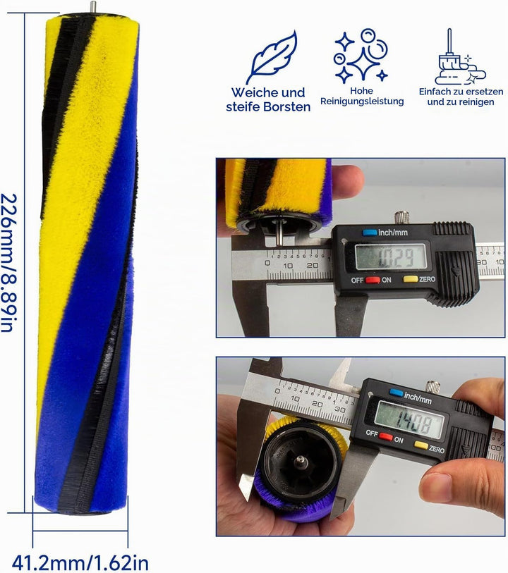 Bürste + Rollen für Dyson Gen5/V15 und V15 Detect Slim /V12 Slim /V10 Slim/V8 Slim Series Staubsauge