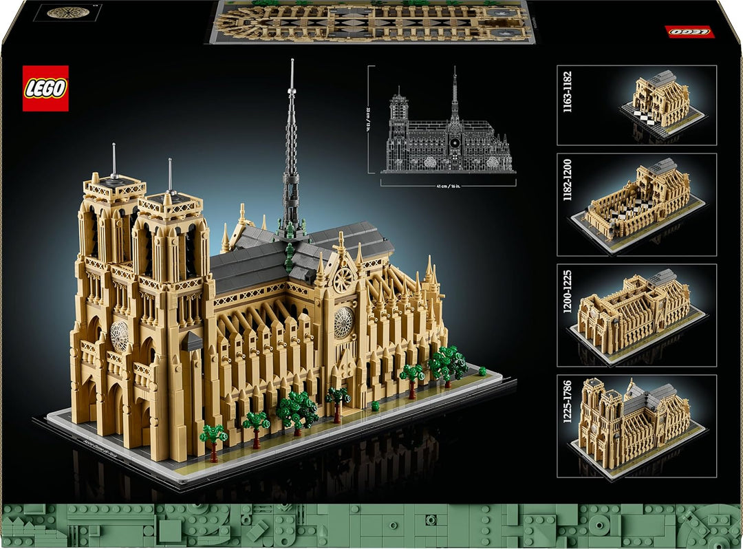 LEGO Architecture Notre-Dame de Paris, Sammlerstück für Erwachsene, Souvenir aus Frankreich, Geschen