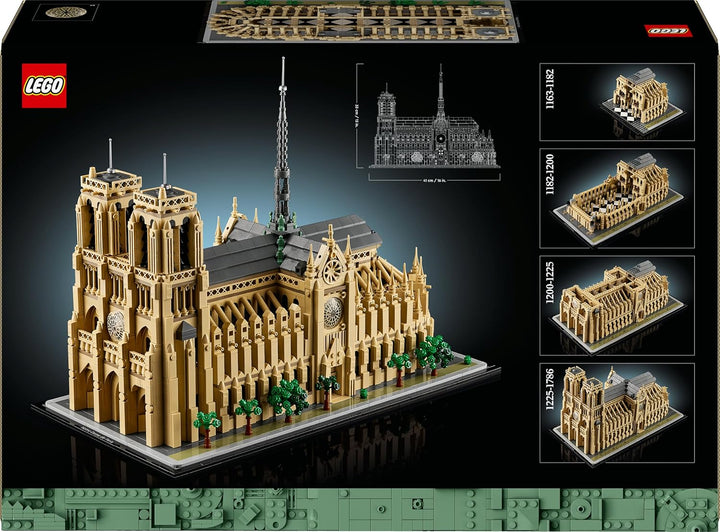 LEGO Architecture Notre-Dame de Paris, Sammlerstück für Erwachsene, Souvenir aus Frankreich, Geschen