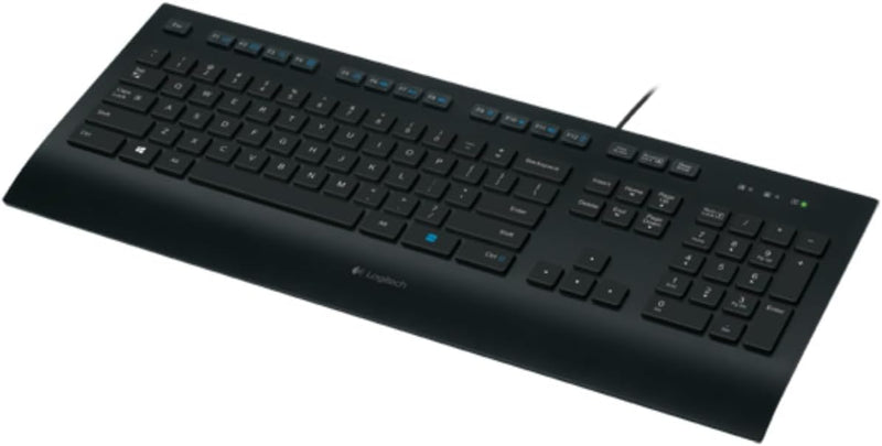 Logitech K280e Pro Kabelgebundene Business Tastatur für Windows, Linux und Chrome, USB-Anschluss, Ha