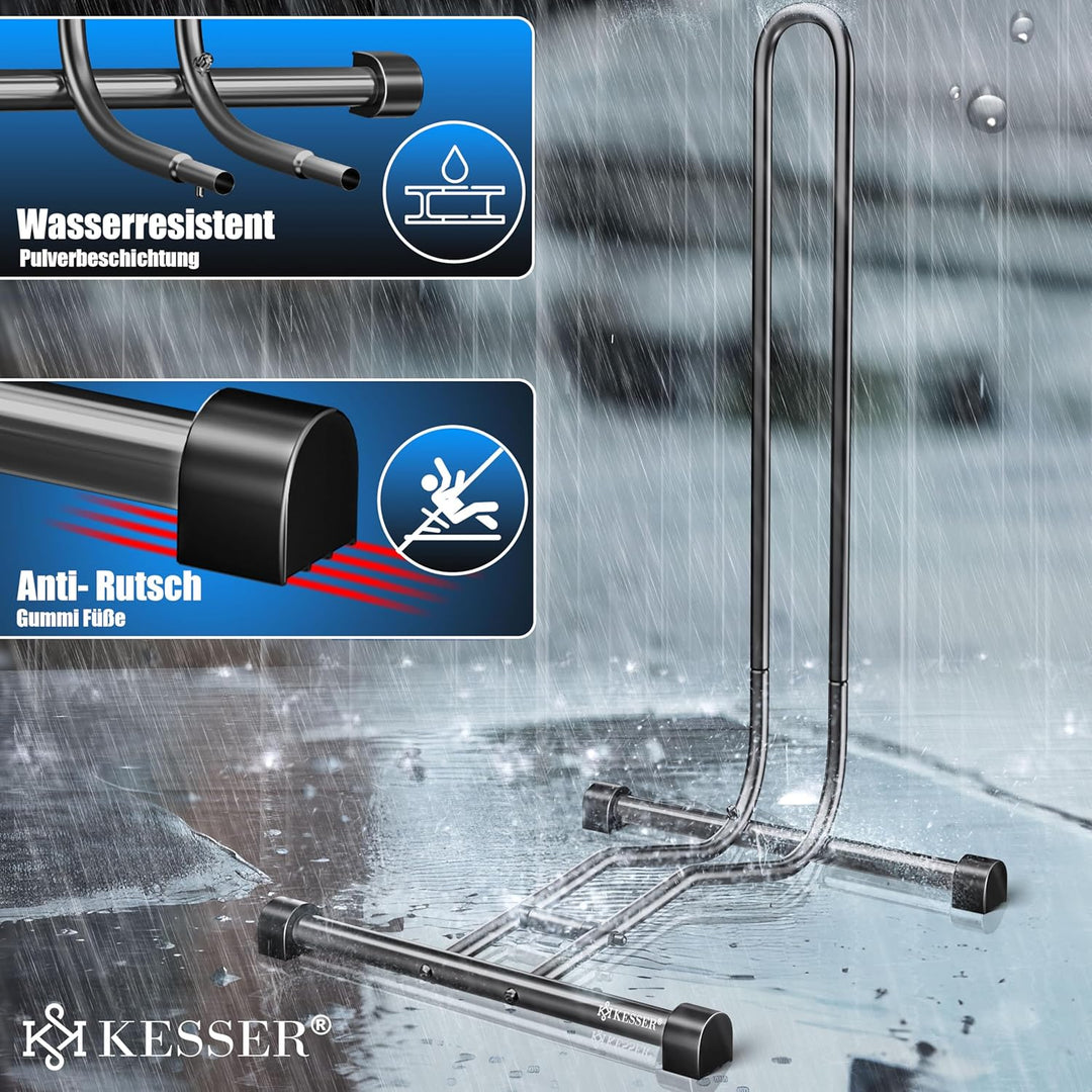KESSER® Fahrradständer Boden einzeln für Mountainbike, E-Bike, Citybike, Rennrad, MTB | Fahrrad Mont