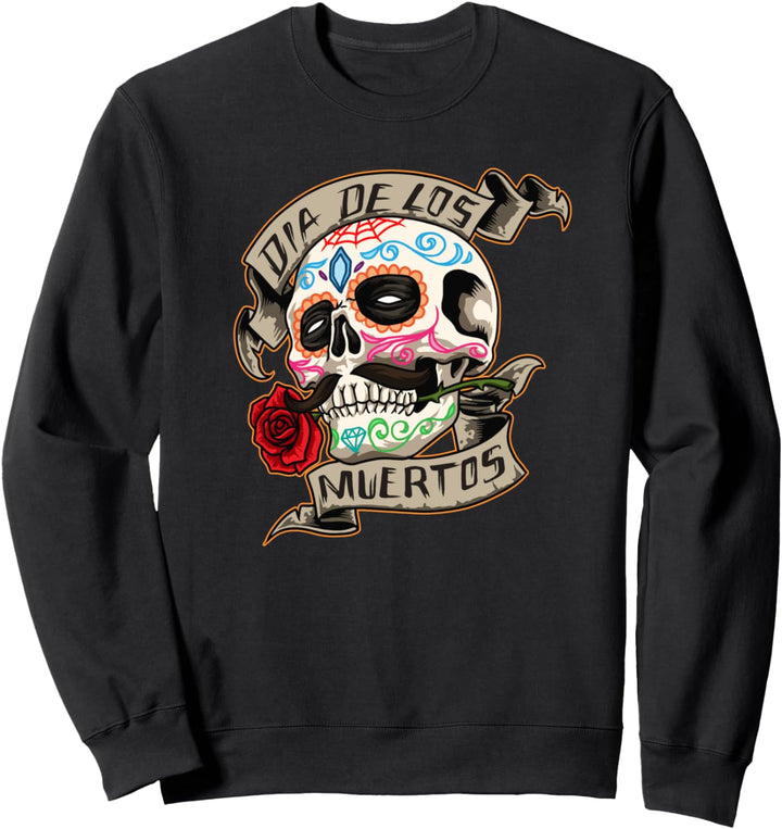 Dia De Los Muertos Calavera - Tag der Toten Zuckerschädel Sweatshirt