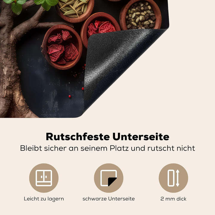 Herdabdeckplatte Einteilig Herdabdeckung Abdeckplatte für Ceranfeld Abdeckung Induktionskochfeld Auf