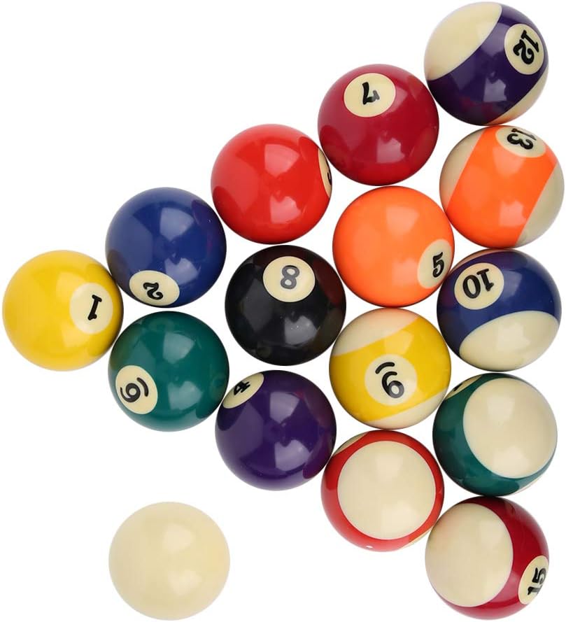 Billardkugeln, Billard-Set, Billardkugeln Im Amerikanischen Stil, 16 Stück, 5,8 cm, Kunstharz, Profe