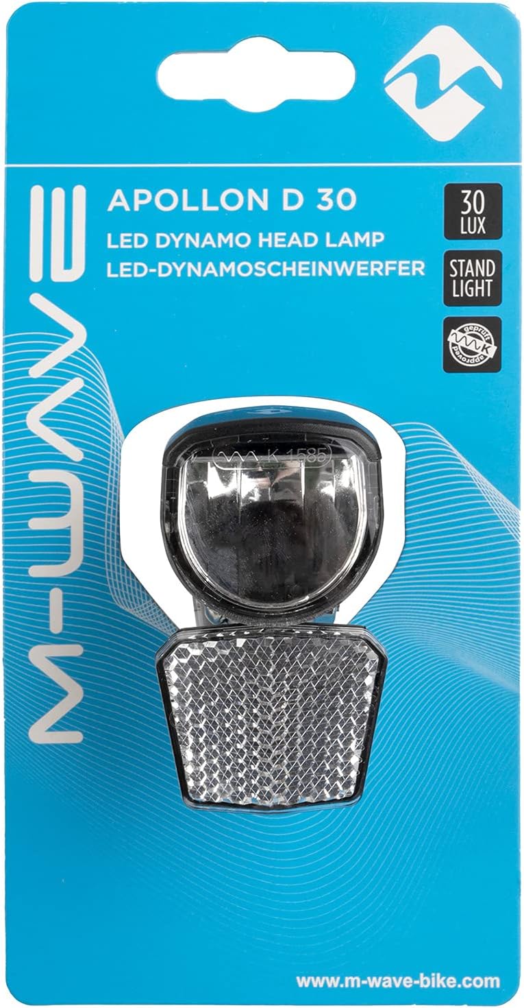 Dynamo Frontlicht, Schwarz Einheitsgrösse