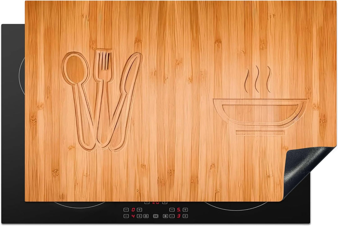 KitchenYeah© Herdabdeckplatte Einteilig Kochfeld Abdeckung Ceranfeld Abdeckplatte Induktionskochfeld