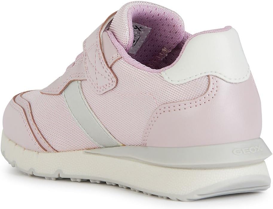 Geox Mädchen J Fastics Girl B Sneaker, Pink White