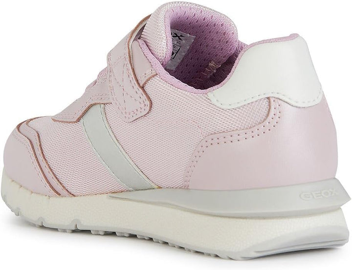 Geox Mädchen J Fastics Girl B Sneaker, Pink White