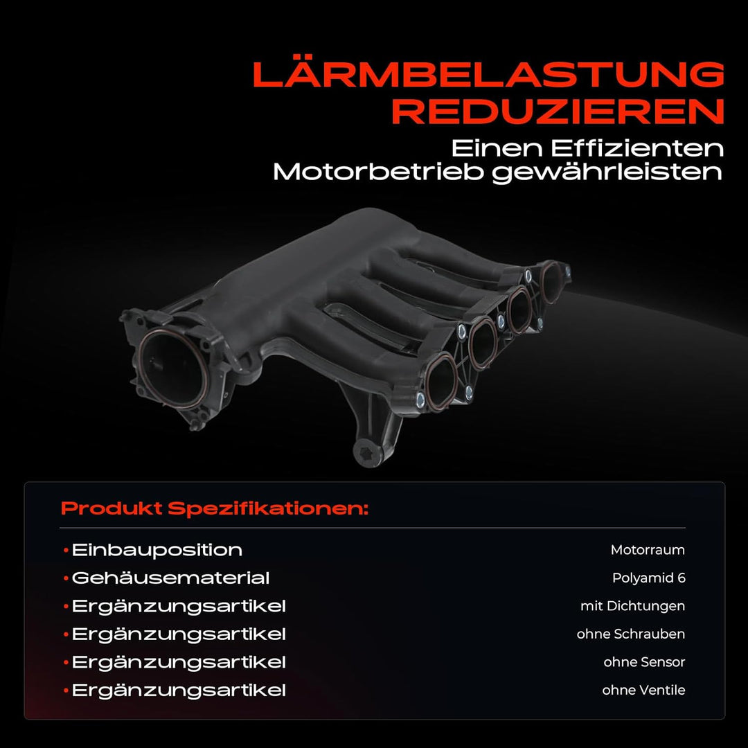 Ansaugkrümmer Ansaugbrücke für C-Klasse W203 CL203 S203 CLK C209 A209 I4 1.8L Motorcode: 271. 940 20