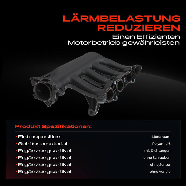 Ansaugkrümmer Ansaugbrücke für C-Klasse W203 CL203 S203 CLK C209 A209 I4 1.8L Motorcode: 271. 940 20
