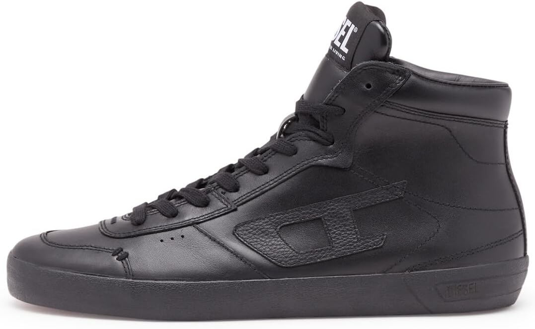 Diesel Herren LerojiSneakers 40 EU Schwarz, 40 EU Schwarz