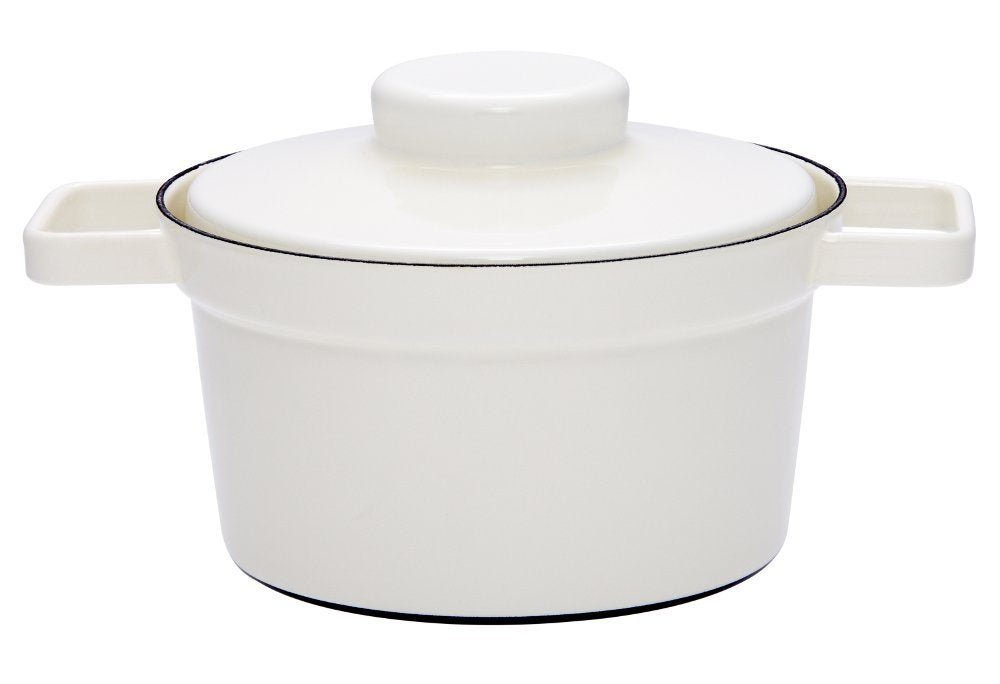 Riess, 2104-212, Topf mit Deckel Ø 20cm, AP WHITE, Emaille, Vol. (rec.): 1,8 Liter, Made in Österrei