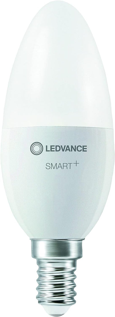 LEDVANCE Smart+ Lampe mit ZigBee Technologie, 5W, 40W-Ersatz, Sockel E14, Lichtfarbe Tunable White,