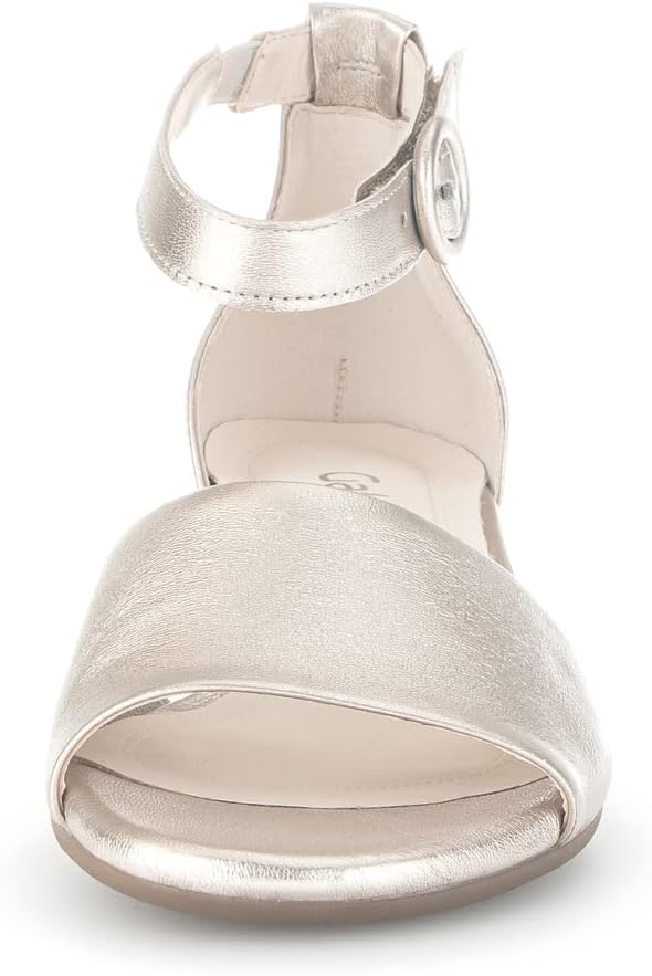 Gabor Damen Riemchensandalen, Frauen Sandalen,Moderate Mehrweite (G) 36 EU Beige Puder, 36 EU Beige