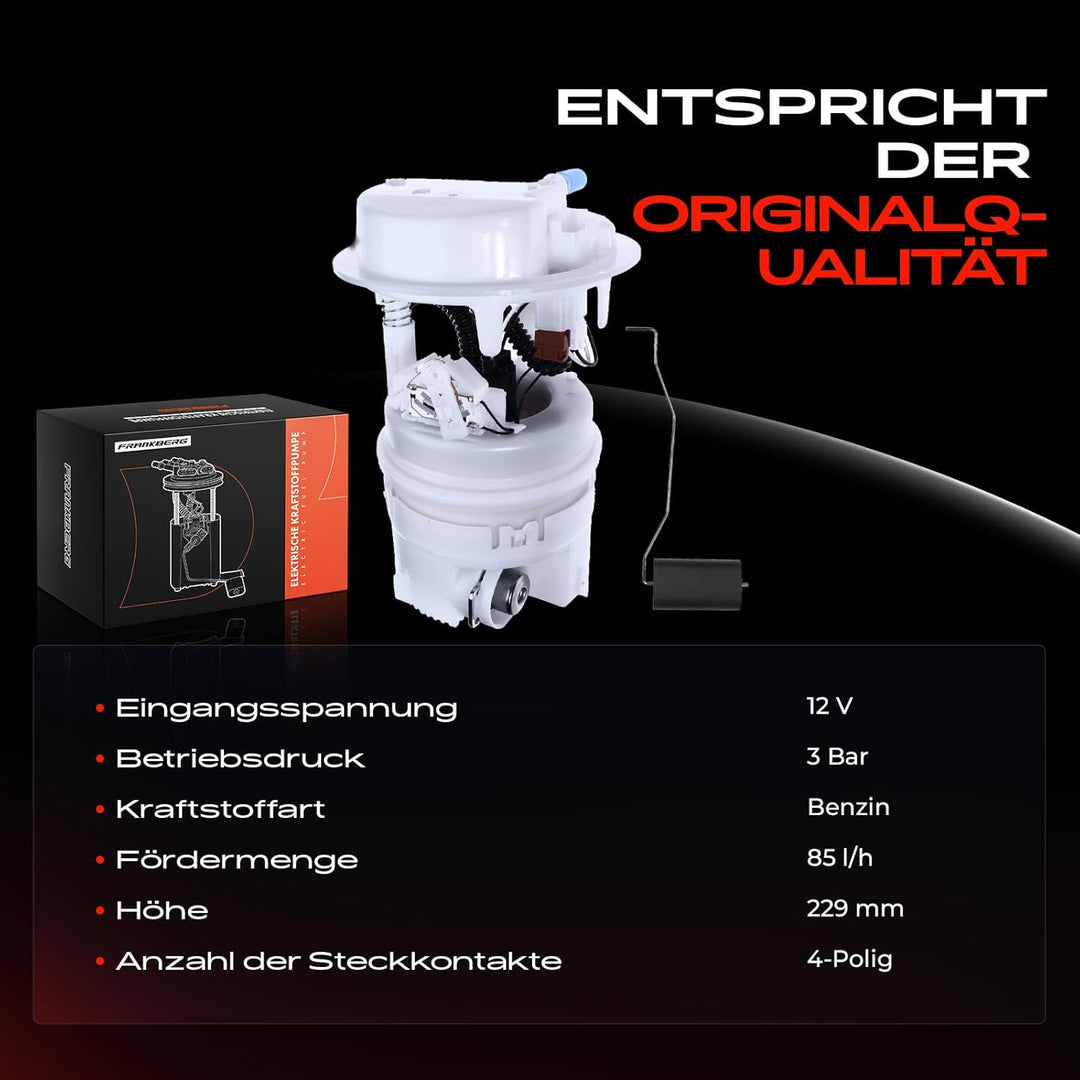 Kraftstoffpumpe Benzinpumpe für C8 Evasion Jumpy 307 806 807 Expert 1.4L 1.6L 2.0L 3.0L 2001-2010 70