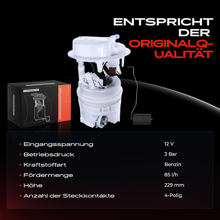 Kraftstoffpumpe Benzinpumpe für C8 Evasion Jumpy 307 806 807 Expert 1.4L 1.6L 2.0L 3.0L 2001-2010 70