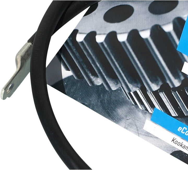 Exoda Batteriekabel 35 mm² 100cm M8 Schwarz für KFZ Motorrad Boot 235A temperaturbeständig flexibles