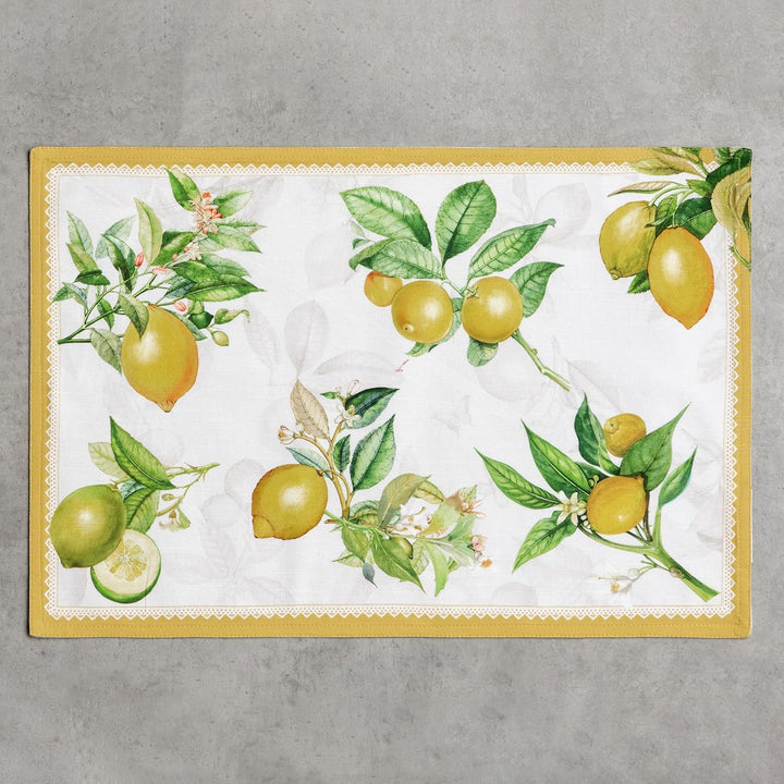 Maison d'Hermine Tischsets aus 100% Baumwolle, 4er-Set, 33 cm x 48 cm, dekorative, waschbare Oster-T