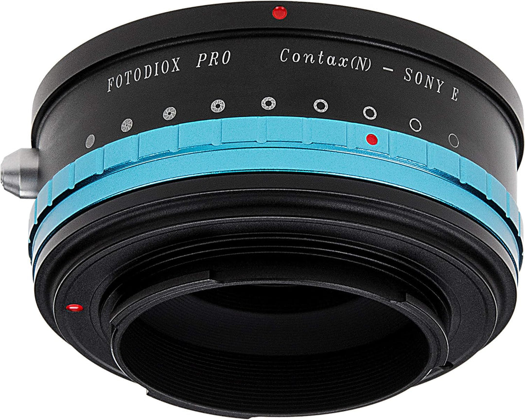 Fotodiox Pro Iris Lens Mount Adapter Compatible with Contax N Lenses on Sony E-Mount Cameras Contax