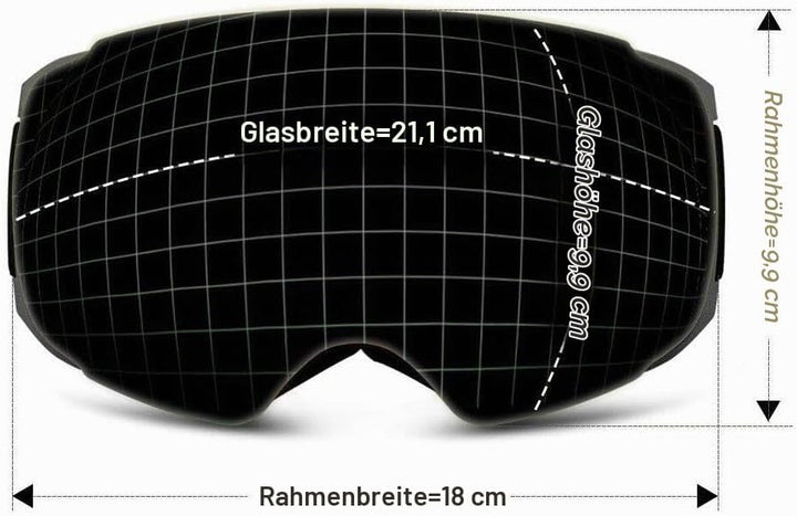 OhO Camera Ski Goggles, 4K Camera Snowboard Goggles with Adjusted View of Camera Recroding Wifi-Mult
