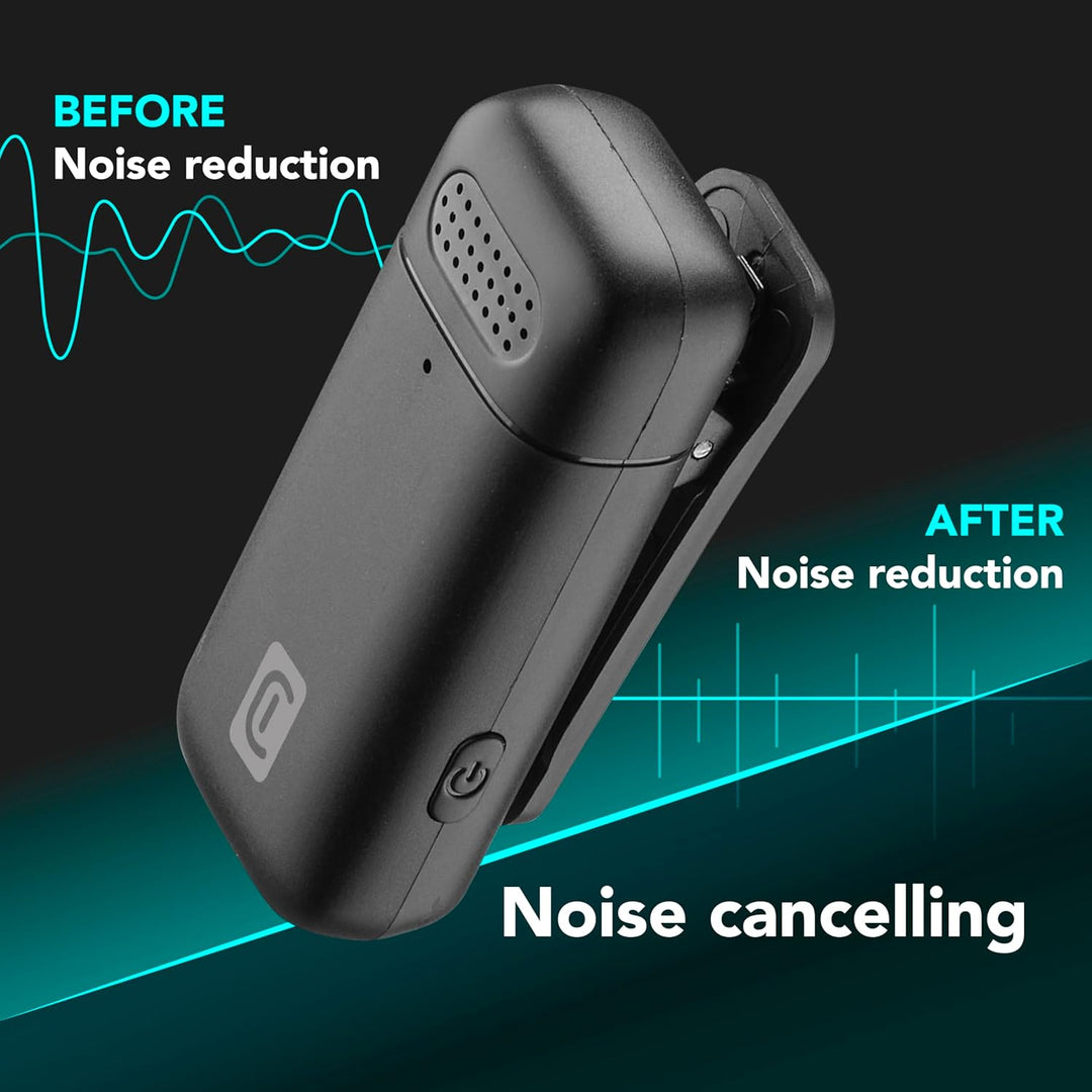 Cellularline Talk Pro Kabelloses USB-C-Mikrofon für Videotelefonate, Vlogs und Kreative Inhalte, mit