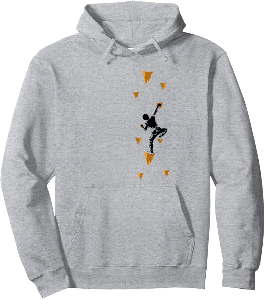 Klettern Wandkletterer Bergsteiger Pullover Hoodie
