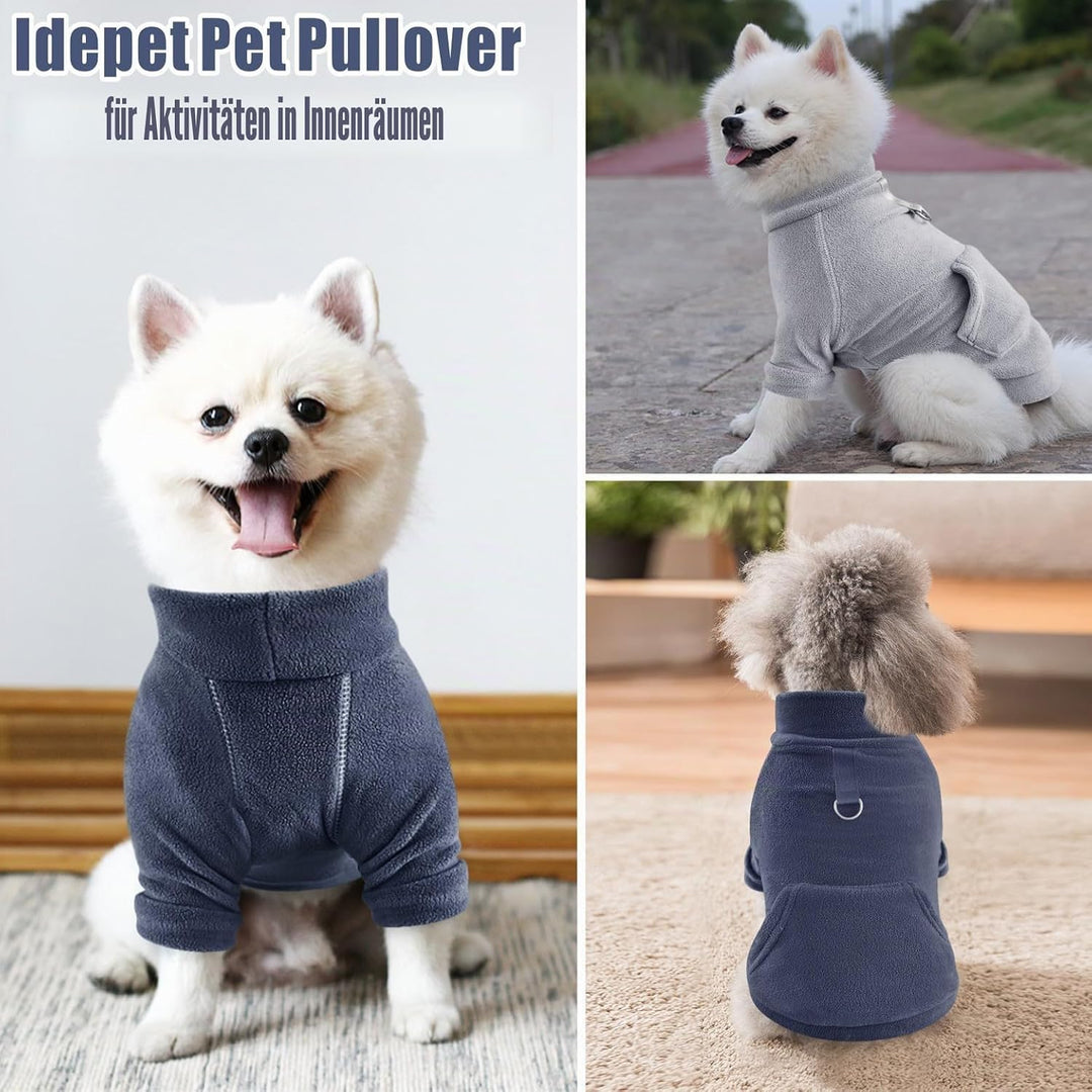 Mosukoirl Hundepullover Hund Hoodie Haustier Warme Mäntel Baumwolle Sweatshirts Hund Kleidung mit Ta