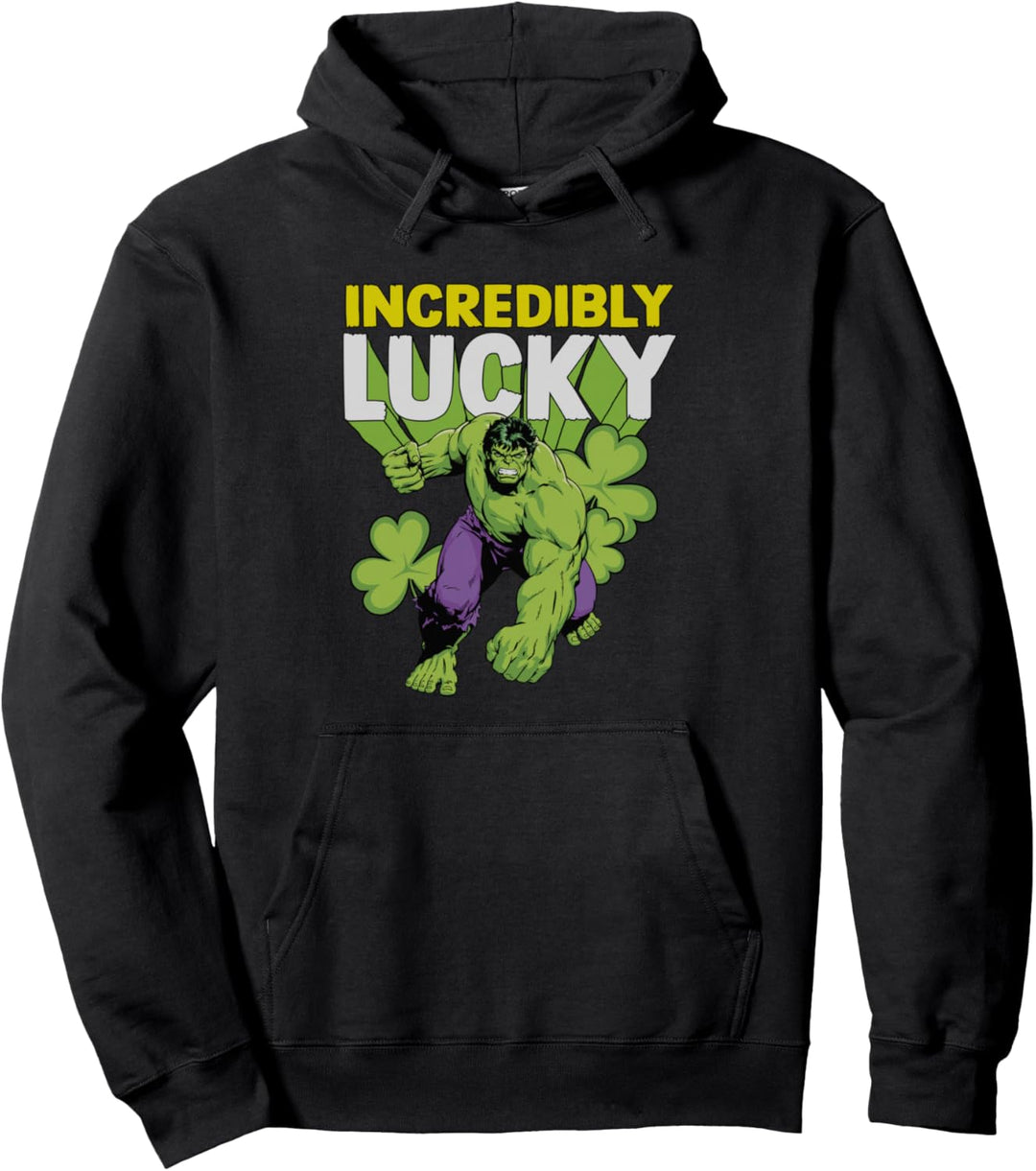 Marvel Hulk St. Patrick's Day Incredibly Lucky Pullover Hoodie