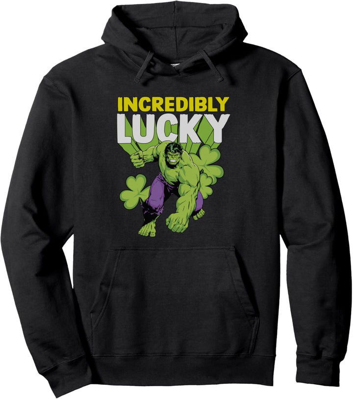 Marvel Hulk St. Patrick's Day Incredibly Lucky Pullover Hoodie