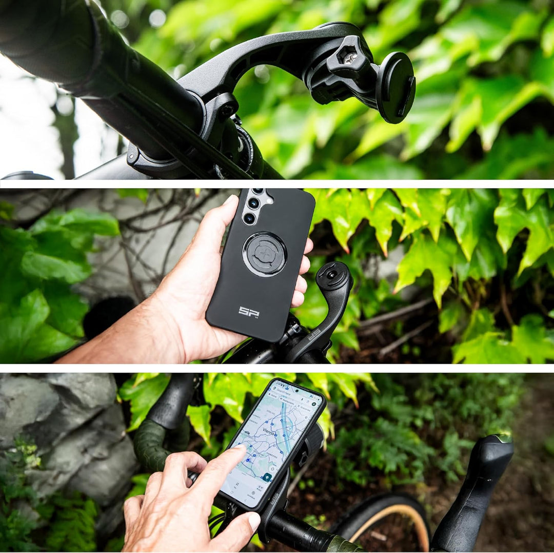 SP CONNECT Road Bike Bundle kompatibel mit iPhone 15 Pro Max |SPC+|Handyhalter für Road Bike| Fahrra
