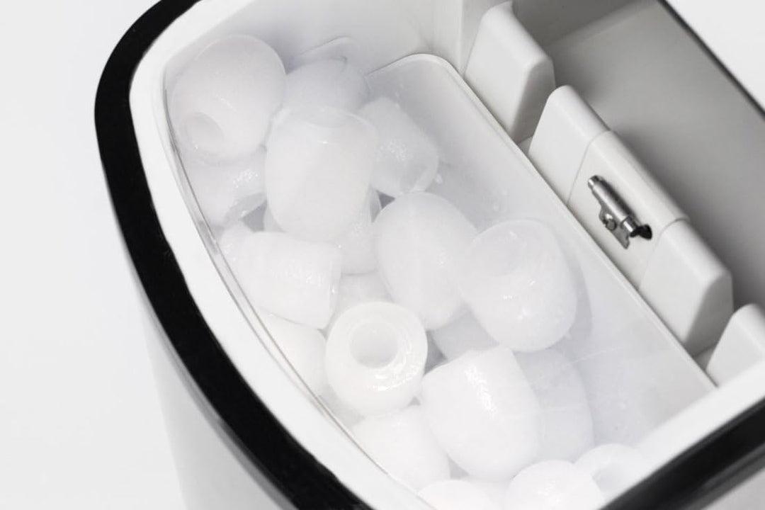 CASO IceMaster Ecostyle-Design Eiswürfelbereiter, Produziert bis zu 12 kg Eiswürfel in 24 Stunden, E