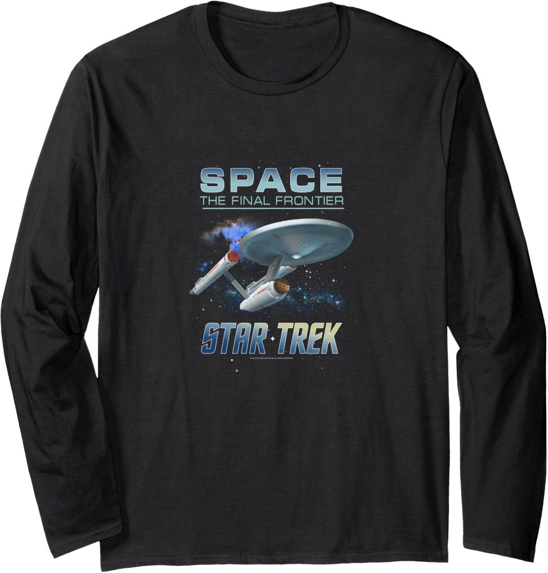 Star Trek Space The Final Frontier U.S.S. Enterprise Langarmshirt