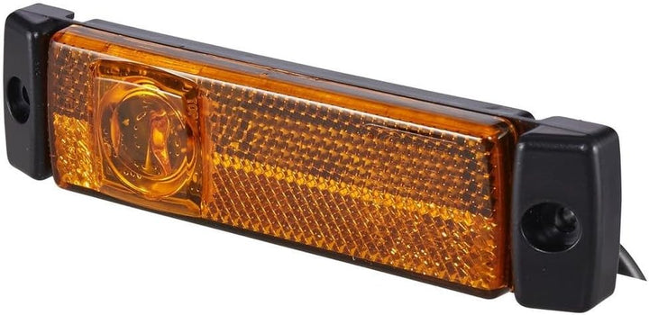 HELLA - Heckleuchte - Hybrid - 24V - Anbau/geschraubt - Lichtscheibenfarbe: glasklar - Stecker: Easy
