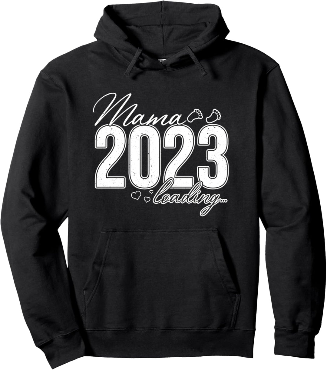 Mama 2023 Loading Muttertag Pullover Hoodie