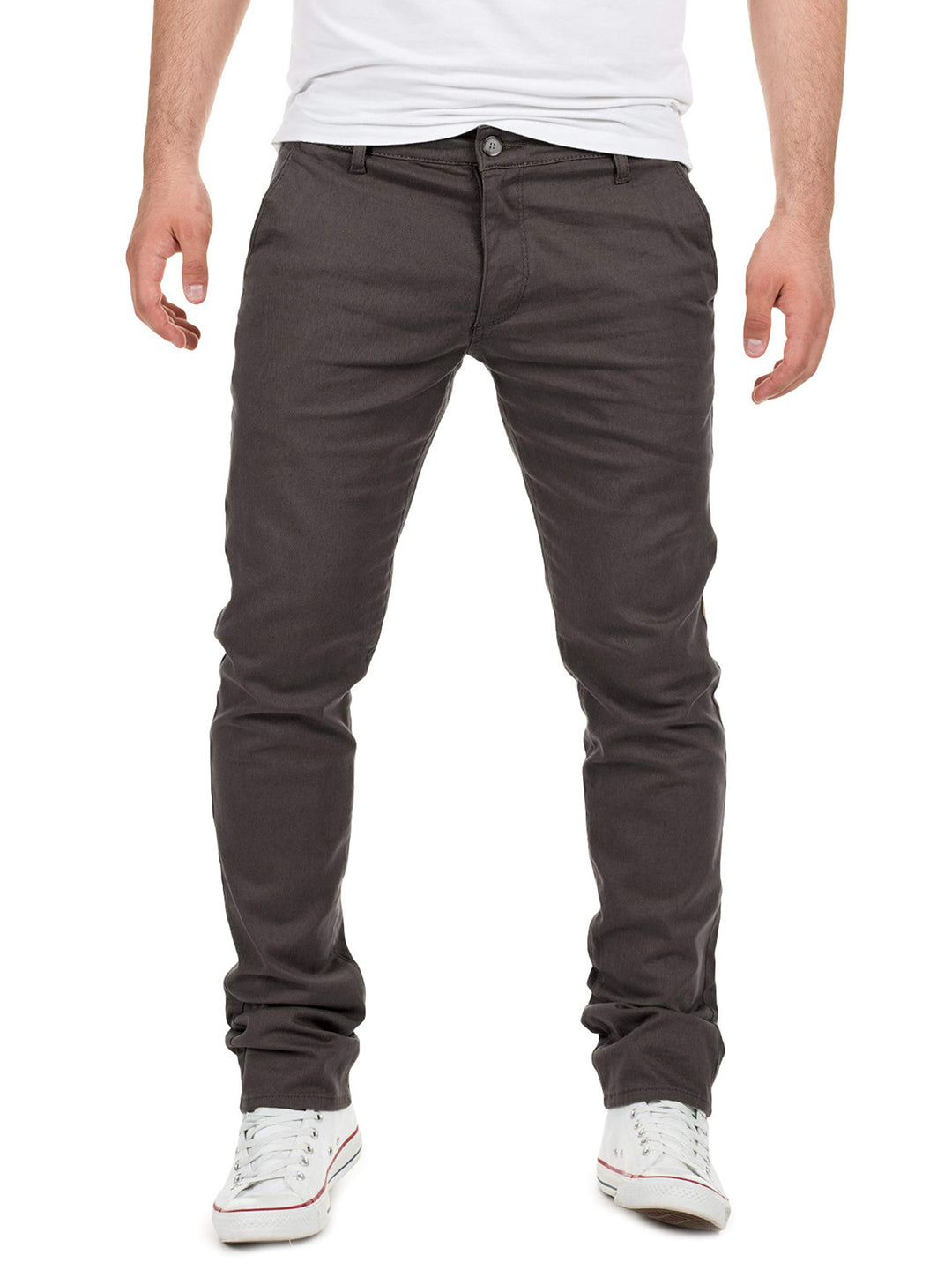 Yazubi Herren Chino Hose, Modell Dustin, Chinohose by Yzb Jeans 29W / 30L Grau (Iron Gate 193910), 2